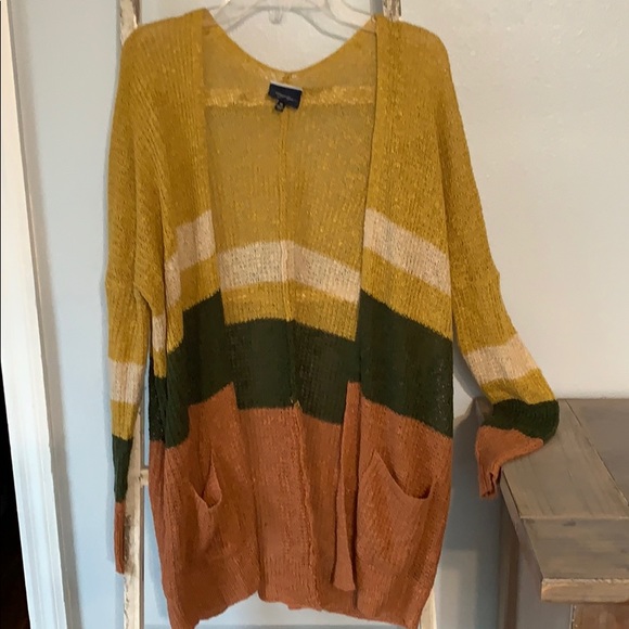 Flyaway striped cardigan sweater by Daytrip - Picture 2 of 4